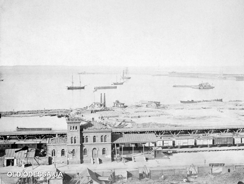 Пожар в Одесском порту в 1905 году