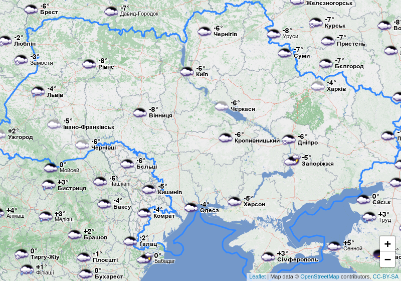 Погода в Україні