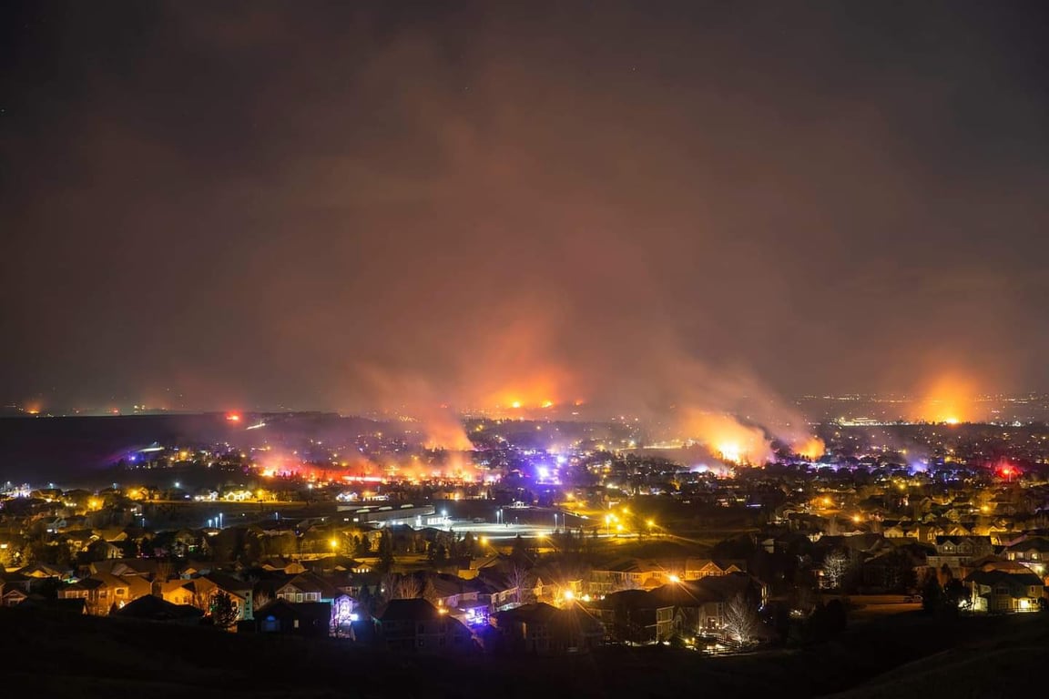 Пожар в Колорадо