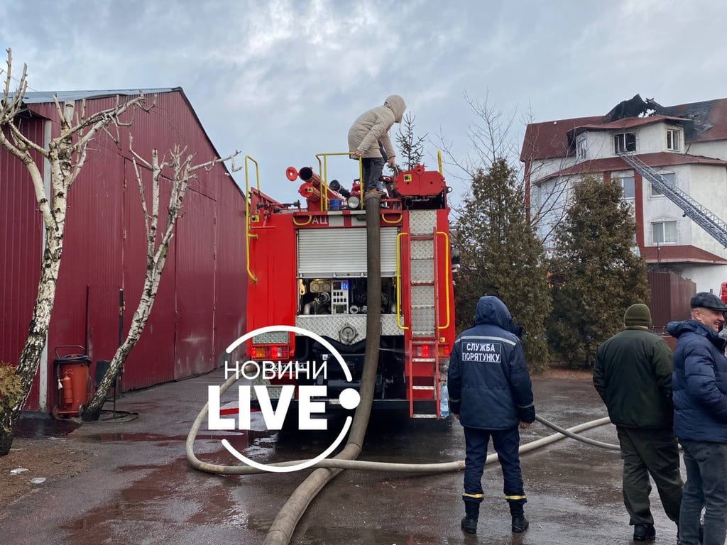 Пожежа у Вишгороді 3 січня