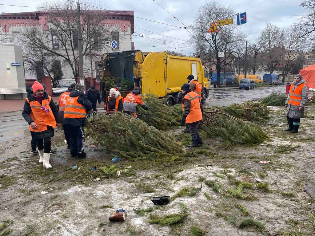 Одеса, вулиці, ялинки