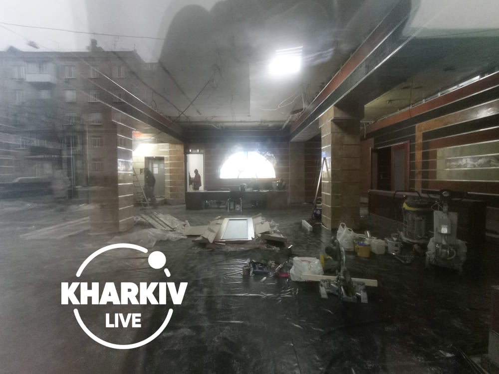 Обвал здания в Харькове