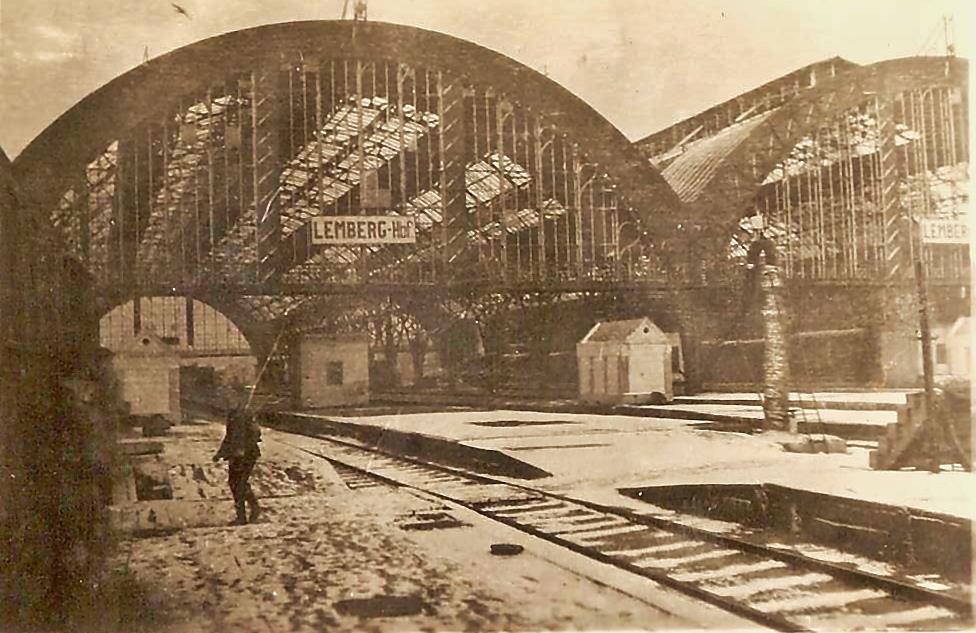 Львів, вокзал, 1902