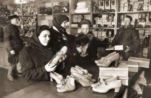 мода, стиль, радянське взуття, радянськы магазини
