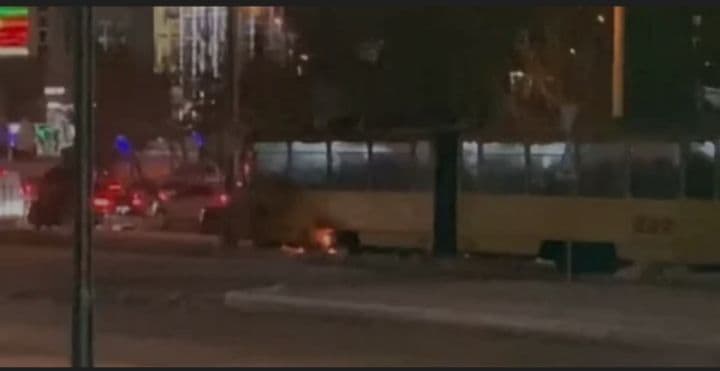 У Львові загорівся трамвай