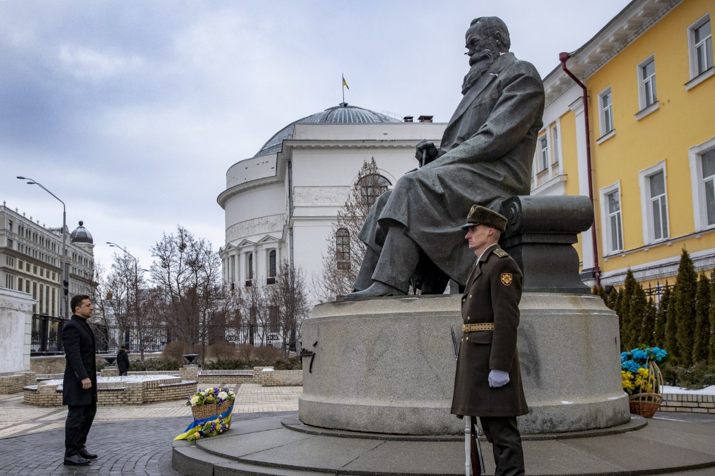 Зеленський, вшанував пам'ять, Грушевський