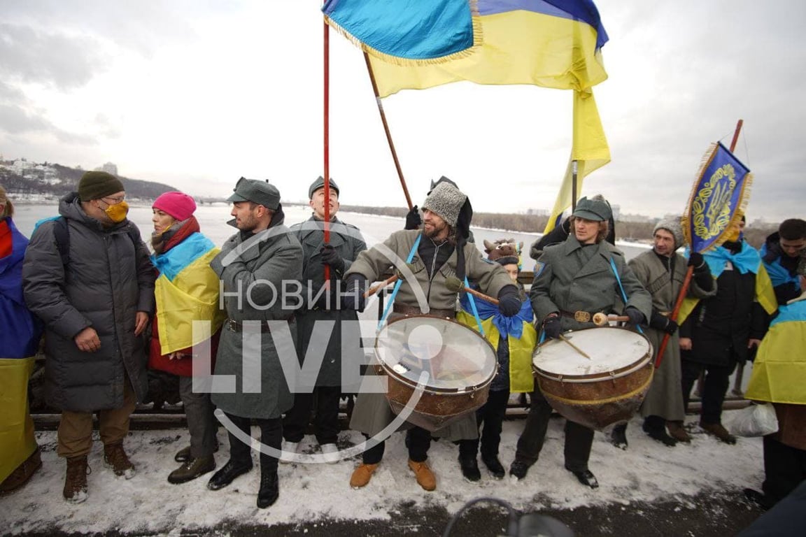 День Соборності України, ланцюг єднання