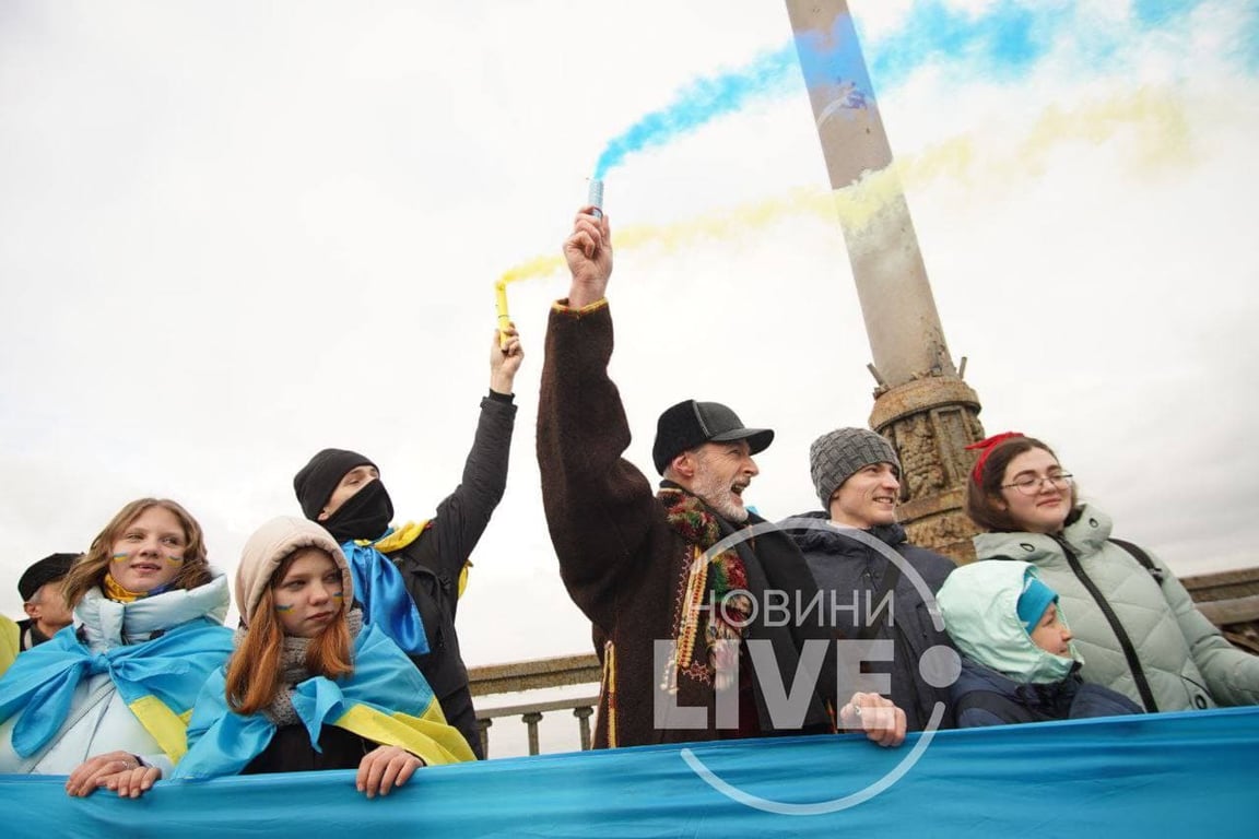 День Соборності України, ланцюг єднання