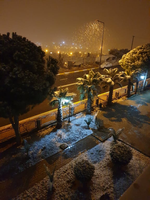 снег в Анталии