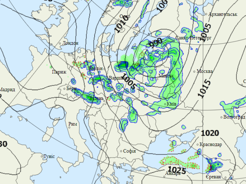 Прогноз погоди в Україні на 28 січня