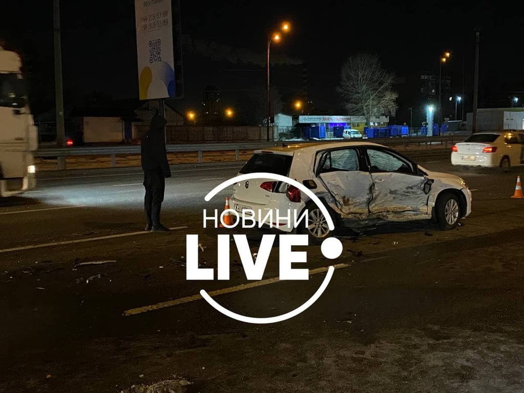 Смертельное столкновение авто в Киеве