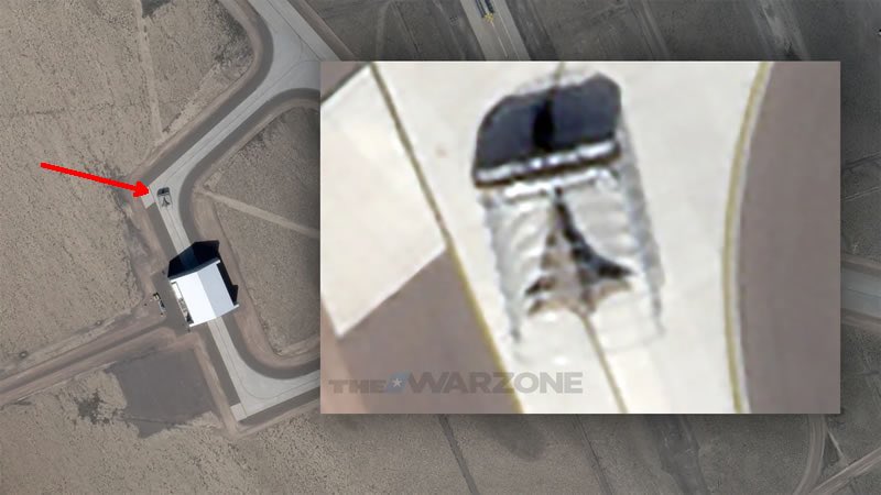 Спутниковый снимок Зоны 51