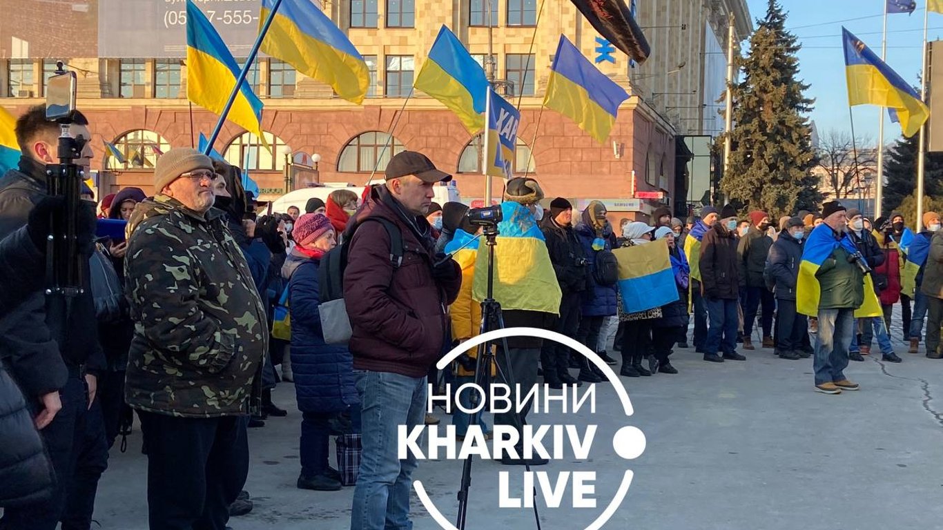 Марш Єдності у Харкові - тисячі людей вийли на мирну ходу