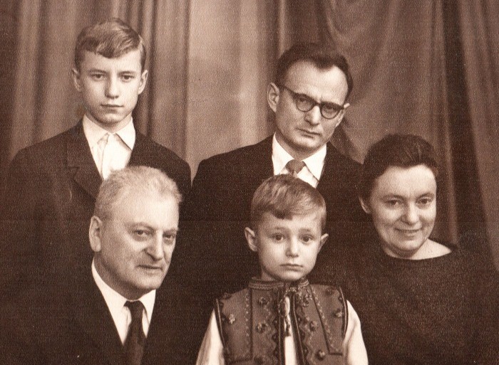 Тарас Франко з родиною - син Івана Франка