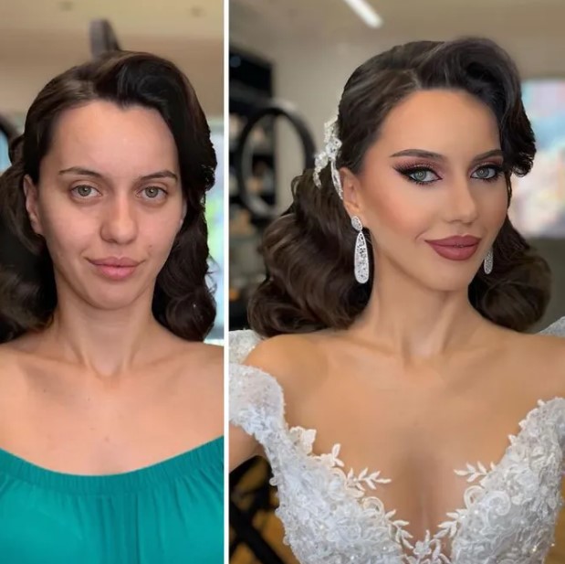 как меняется внешность девушек с помощью макияжа