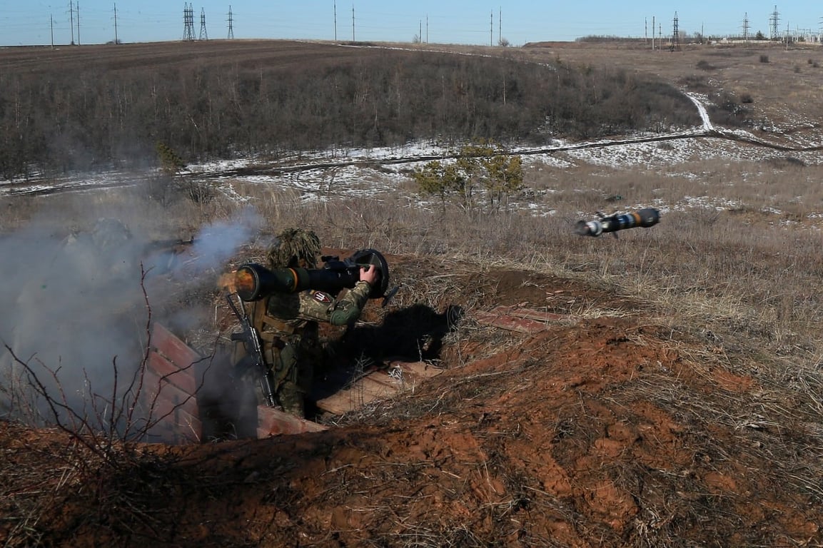 Тренировка военных ВСУ