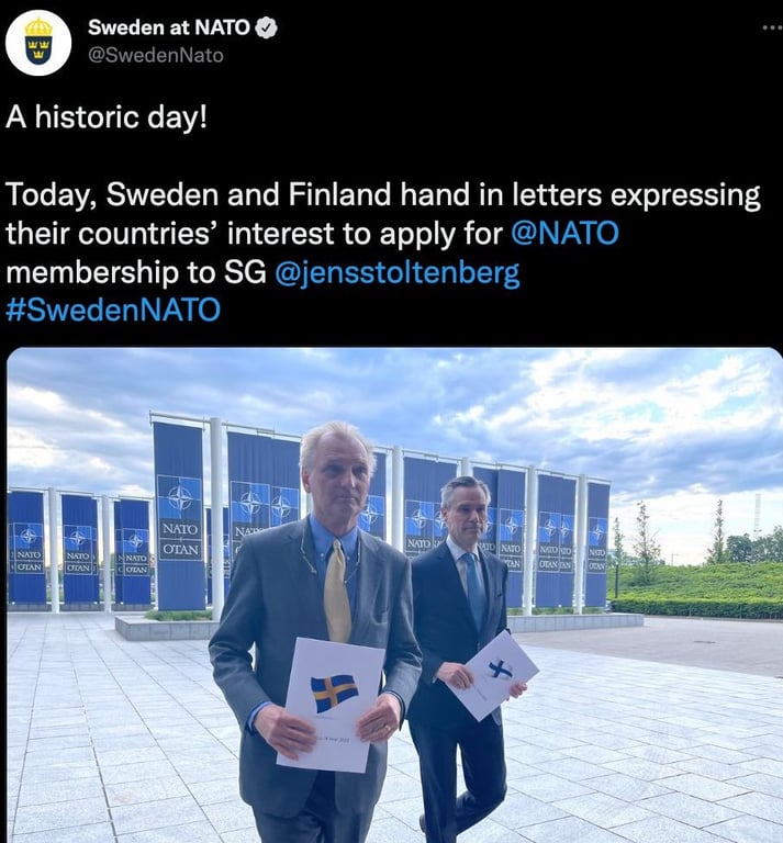 Финляндия и Швеция