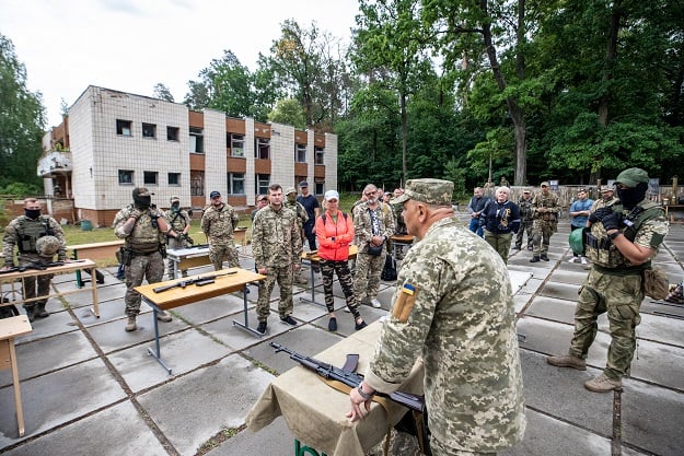 оборонные занятия в Киеве