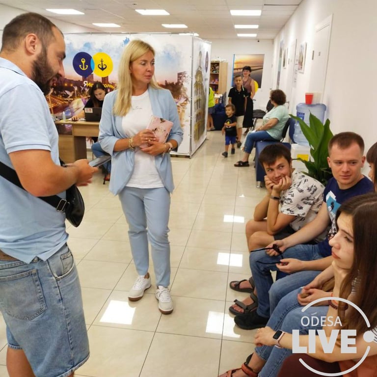 Для переселенців в Одесі відкрили гуманітарний хаб «ЯМаріуполь»