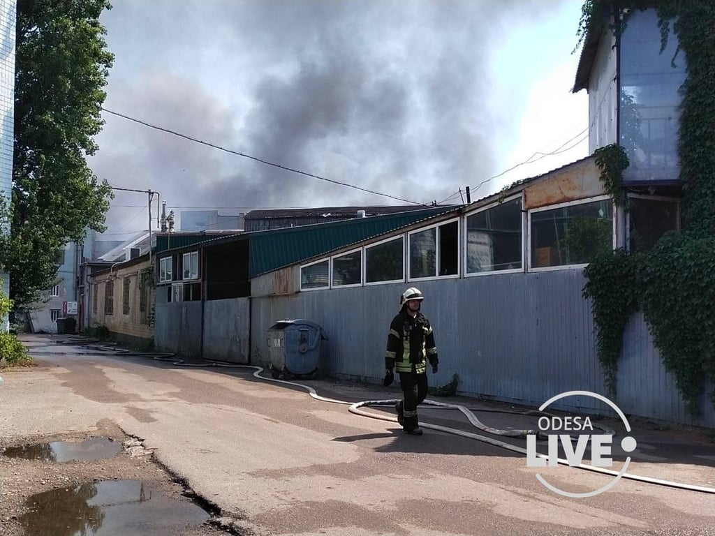 по одессе нанесен удар