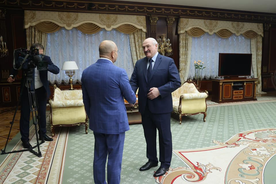 Евгений Шевченко и Лукашенко