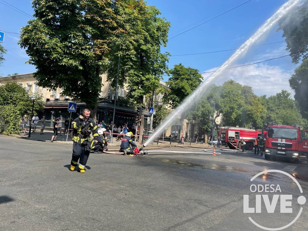 пожар одесса