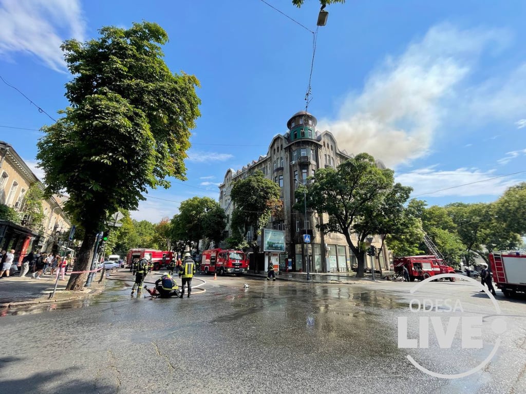 в Одесі трапилася пожежа