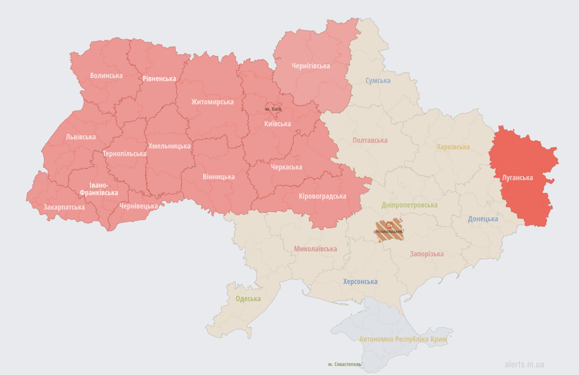 повітряна тривога 7 серпня