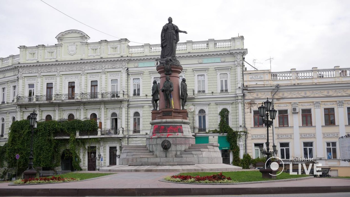 Памятник Екатерине II в Одессе