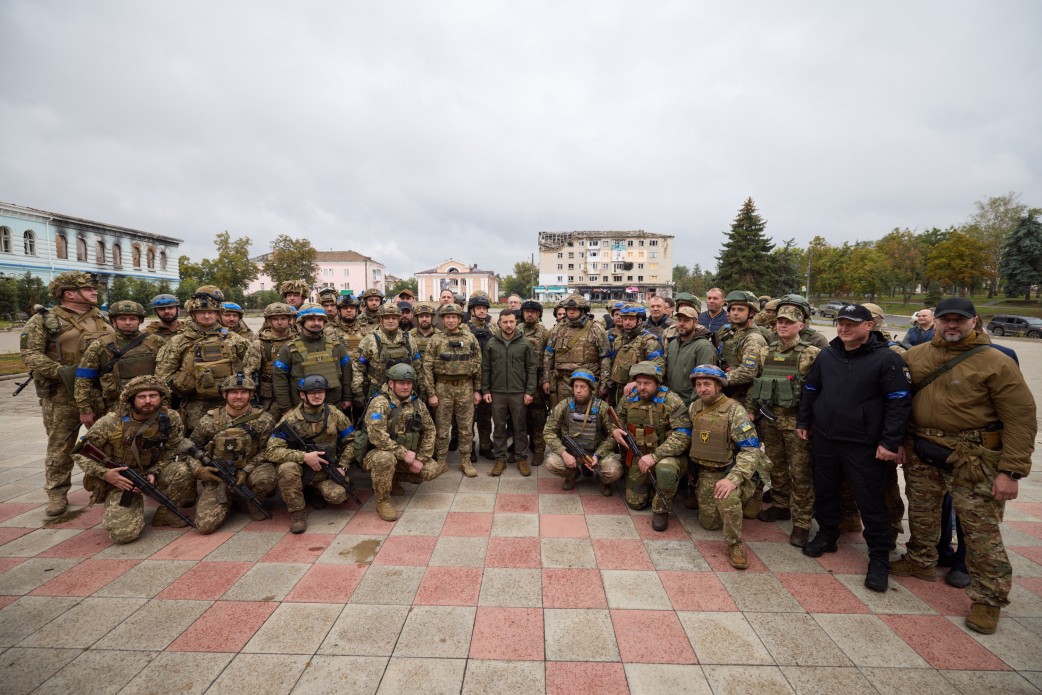 Зеленский в Харьковской области