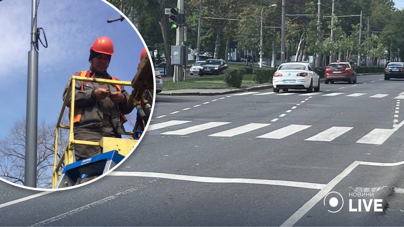 В Одессе на Фонтане изменили схему автомобильного движения