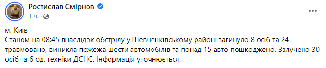 обстріл Києва