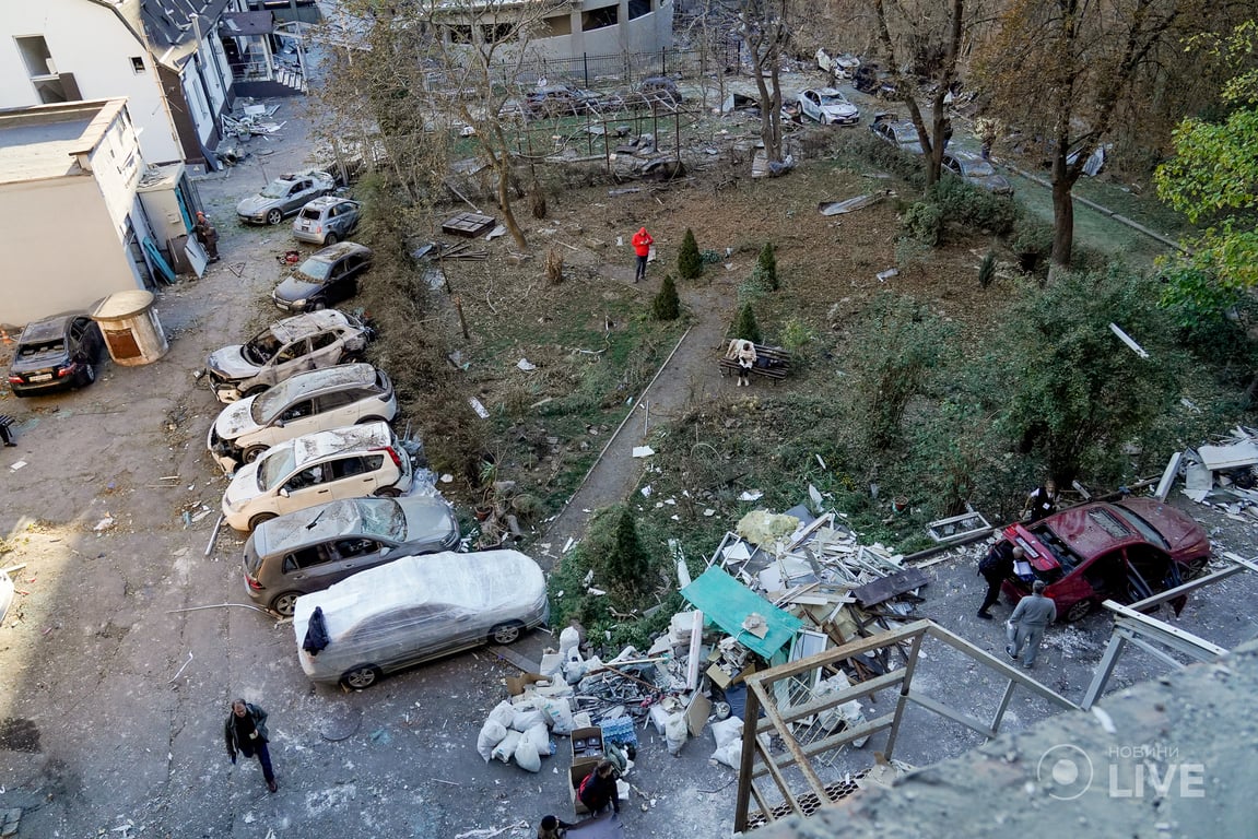 наслідки обстрілу в Києві