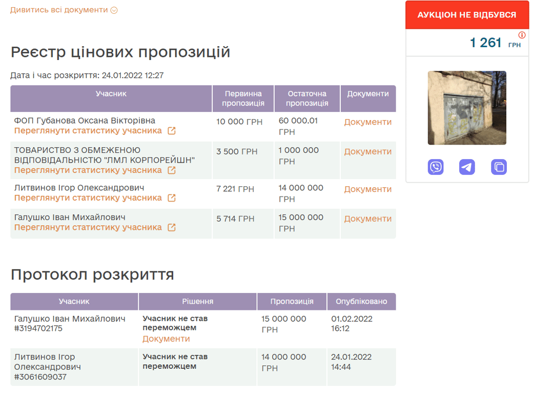 аукцион в одессе