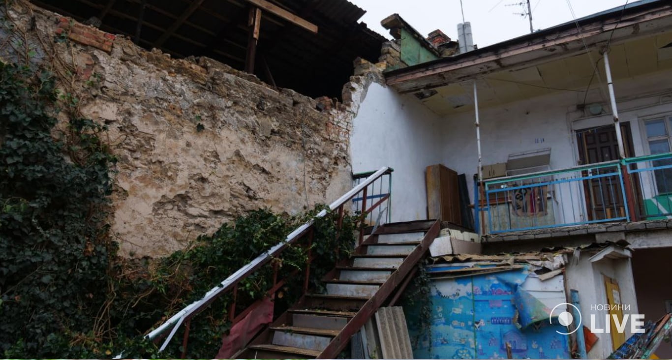 Обрушение дома в Одессе