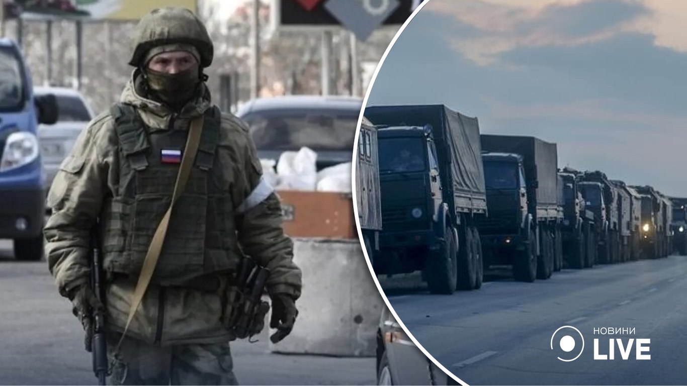 Оккупанты наращивают войска в Мелитополе