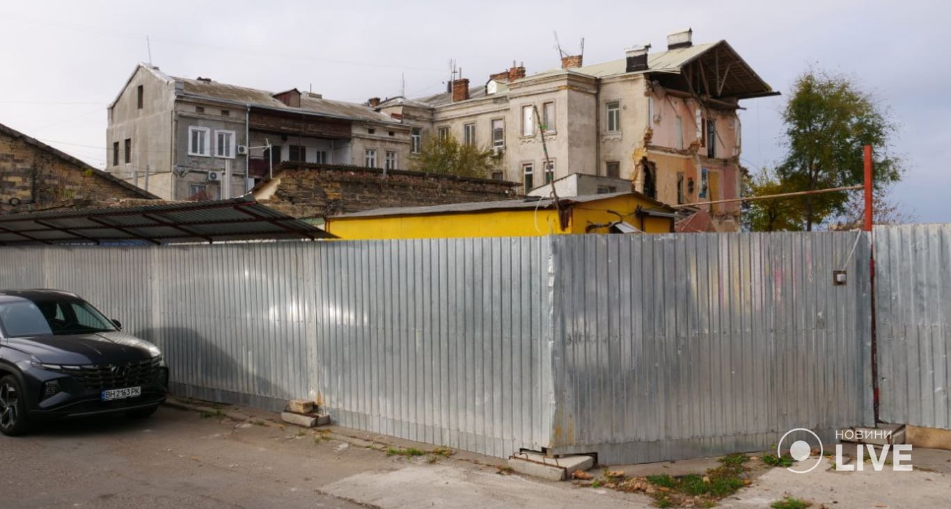 Обрушение дома в Одессе