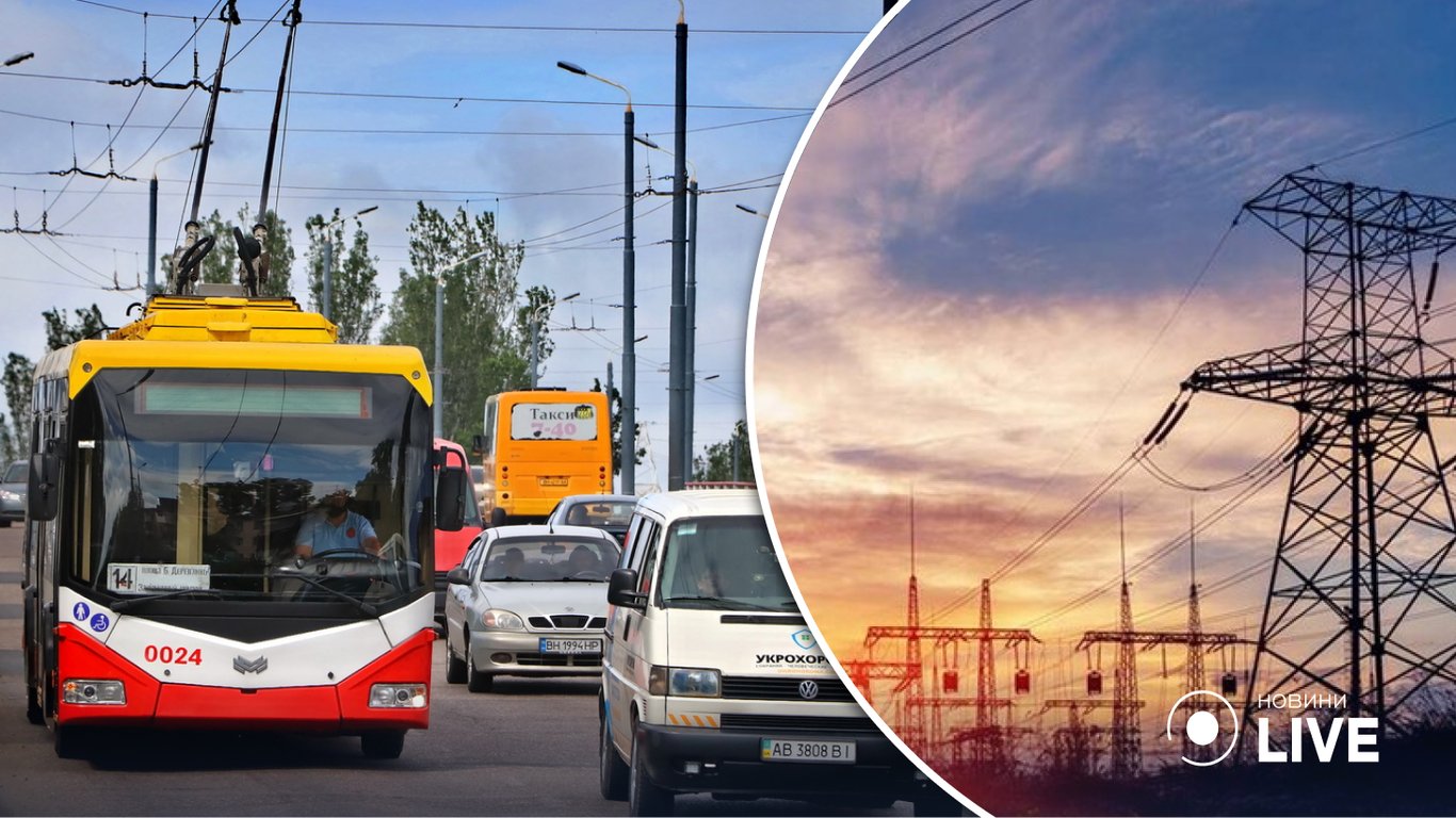 Одеський електротранспорт почав заходити в депо