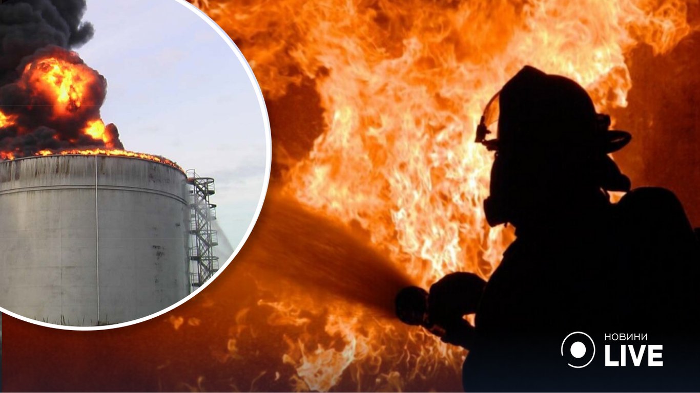 У росії горять резервуари з нафтопродуктами — що відомо