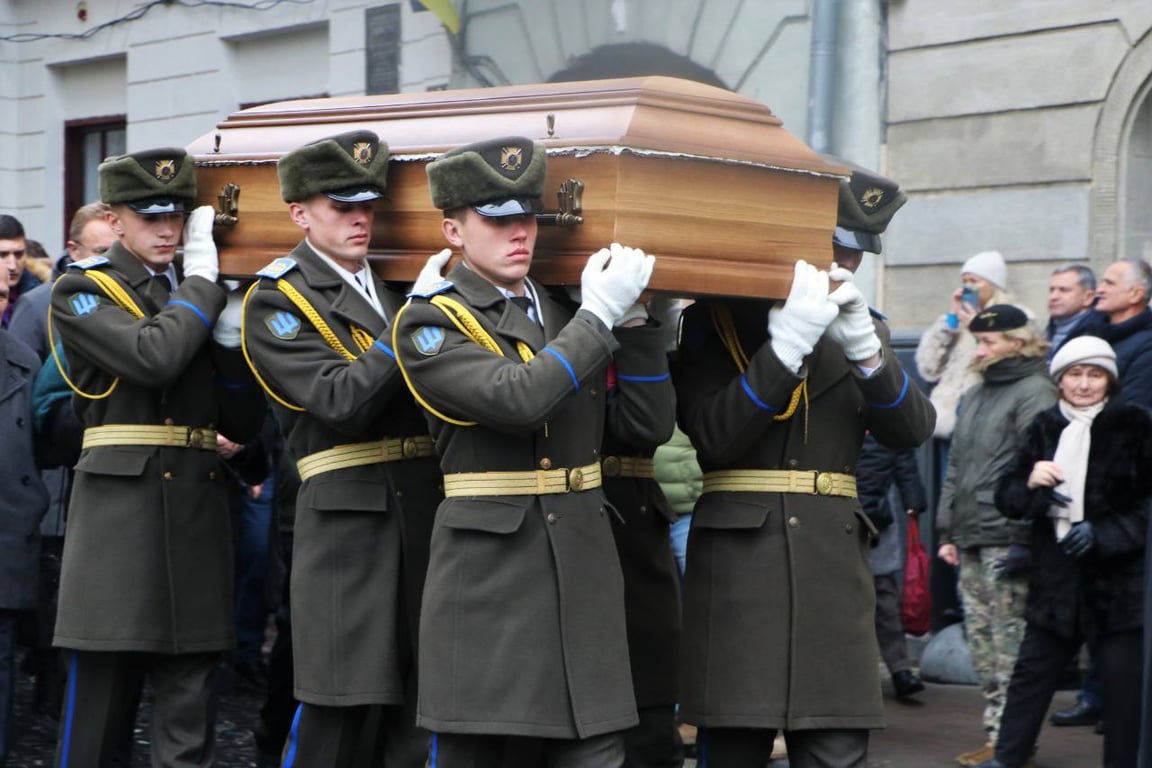 Похороны Юрия Шухевича