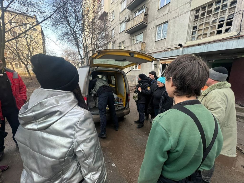 Гуманітарка в Бахмуті