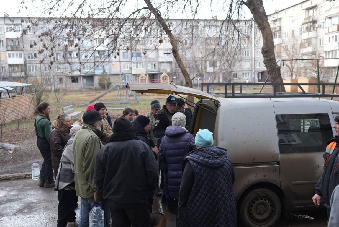 Гуманітарка в Бахмуті