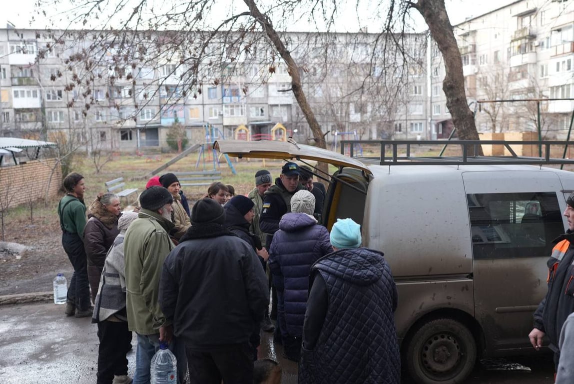 Гуманитарка в Бахмут