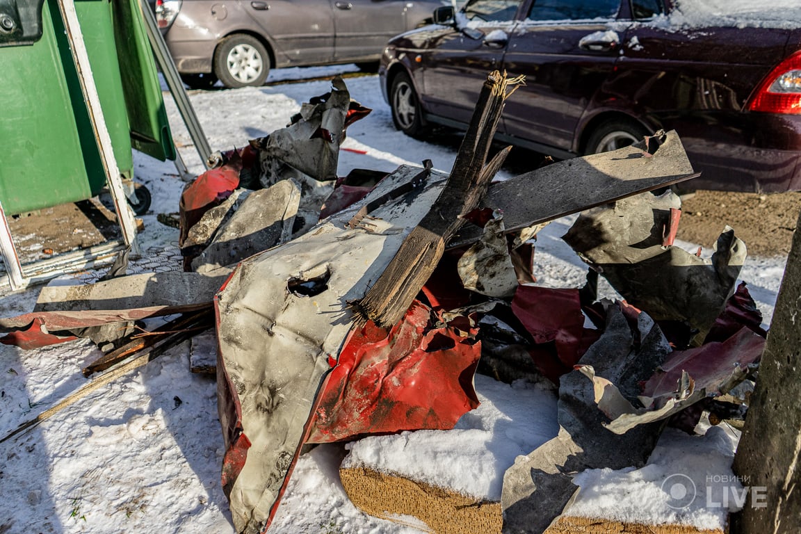 Последствия атаки дронами Киева 14 декабря