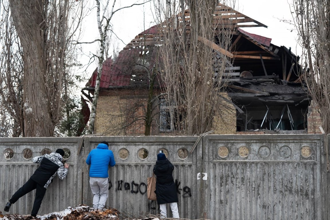 Наслідки атаки дронами Києва 14 грудня
