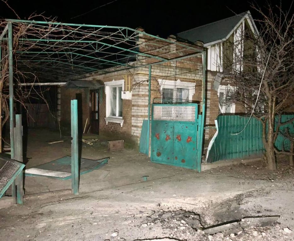 Наслідки обстрілу Дніпропетровщини 22 грудня