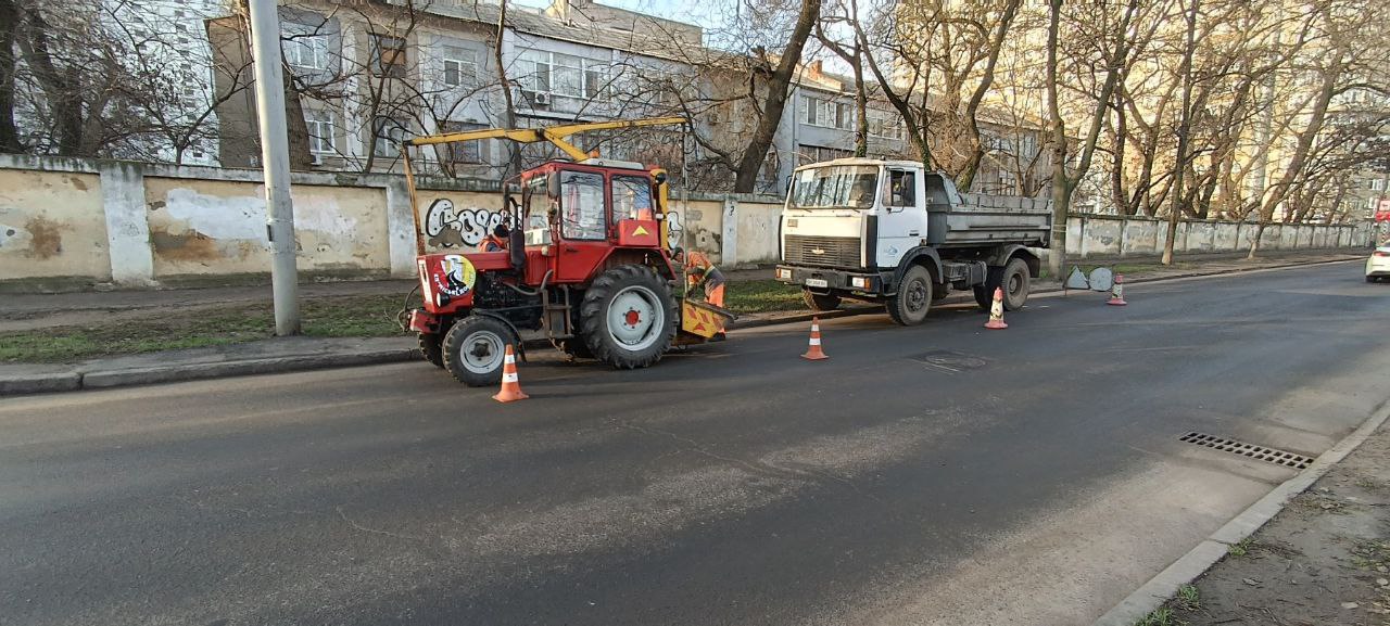 ремонт дороги