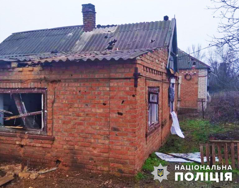 Последствия обстрела Запорожской области