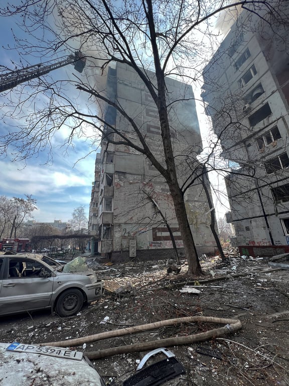 ракетний удар по Запоріжжю