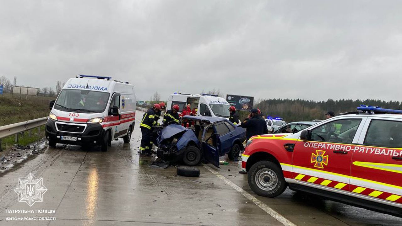 ДТП на трассе Киев чоп 15 апреля 2023